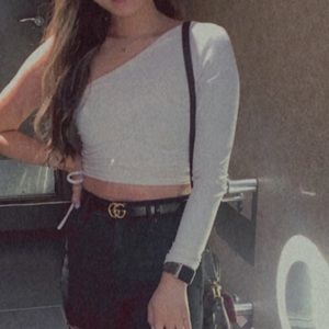 Fashion Nova Nude Crop Top